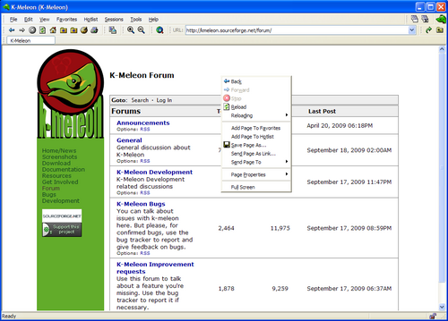 K-Meleon 76.4.9 (2023.09.16) for windows download